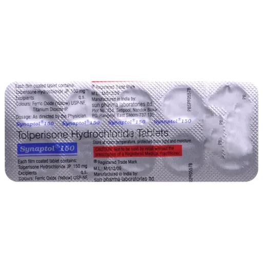 synaptol 150mg tablet 10's